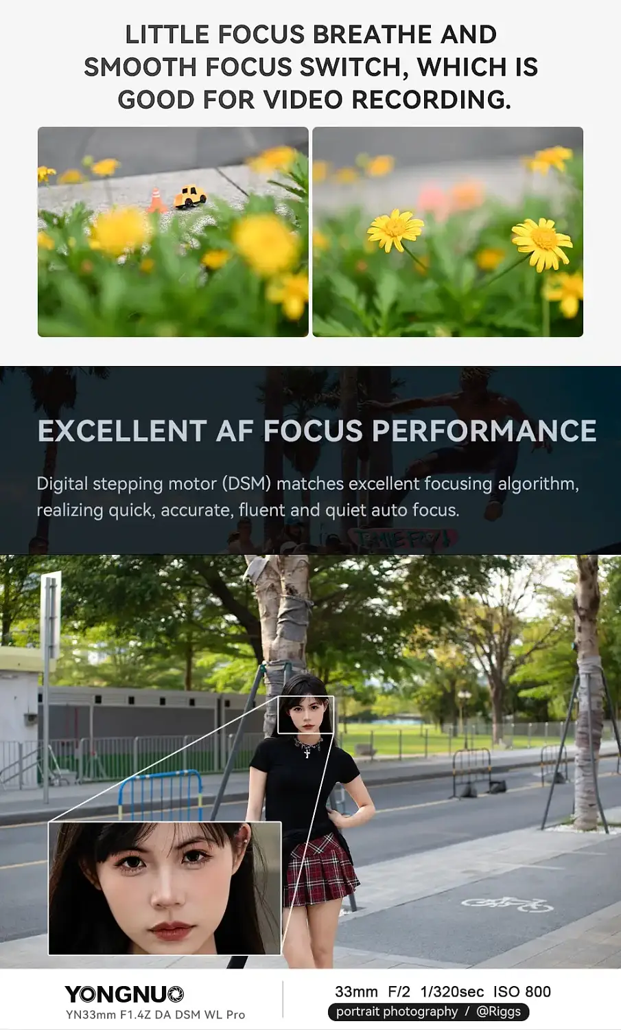 Объектив Yongnuo YN33mm 33 мм F1.4Z DA DSM WL PRO для Nikon Z